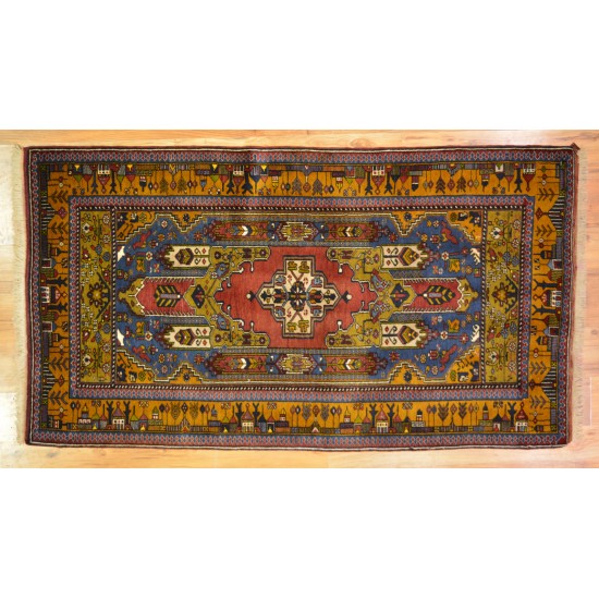 1851 - Vintage Yahyali Village Carpet - Turkey