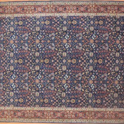 1715 - Hereke Carpet Seven mountains and flovers design