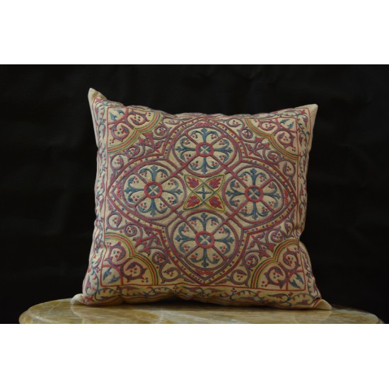 Silk Embroidered Cushion