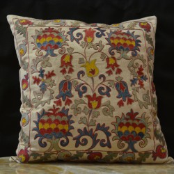 Silk Embroidered Cushion