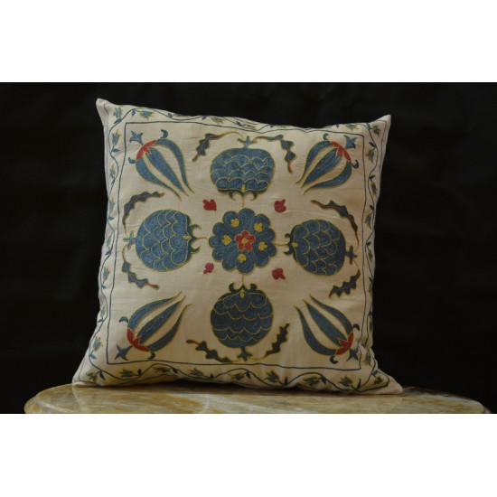 Silk Embroidered Cushion