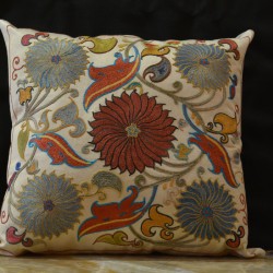 Silk Embroidered Cushion