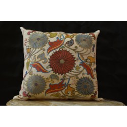 Silk Embroidered Cushion