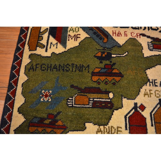 A-102 - Afghanian War Carpet