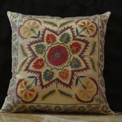 Silk Embroidered Cushion