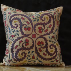 Silk Embroidered Cushion