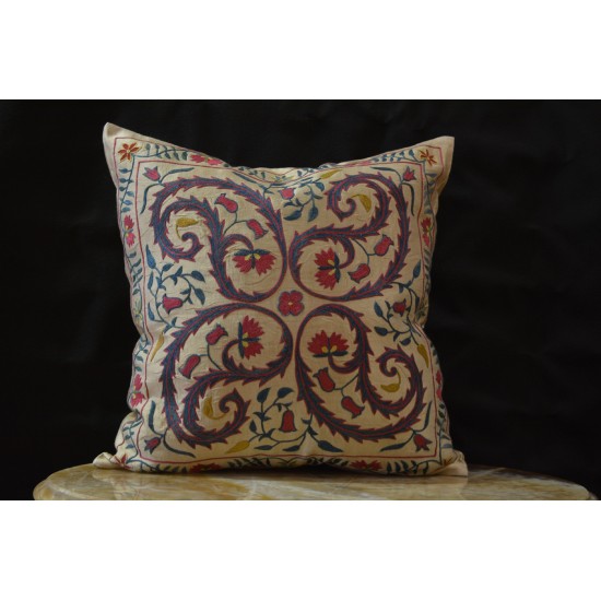 Silk Embroidered Cushion