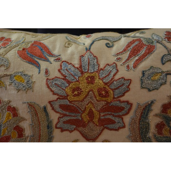 Silk Embroidered Cushion