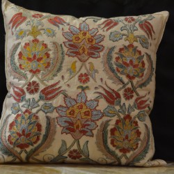 Silk Embroidered Cushion