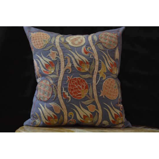 Silk Embroidered Cushion