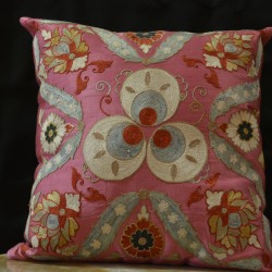 Silk Embroidered Cushion