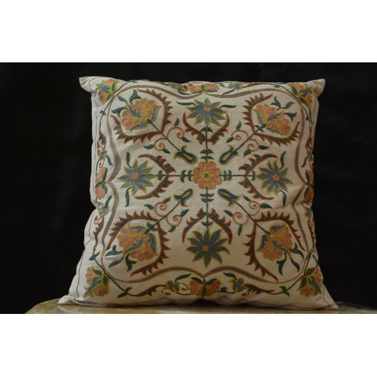 Silk Embroidered Cushion