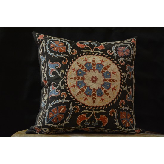 Silk Embroidered Cushion