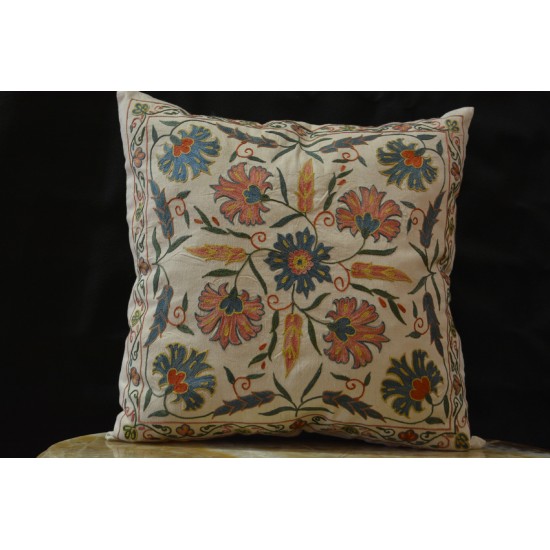 Silk Embroidered Cushion