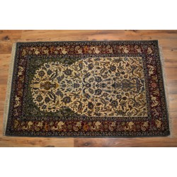 1842 – Isfahan silk & wool carpet