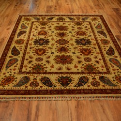 1731 – Contemporary Hallway Rug with Suzani Design