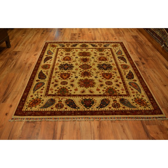 1731 – Contemporary Hallway Rug with Suzani Design