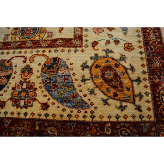 1731 – Contemporary Hallway Rug with Suzani Design