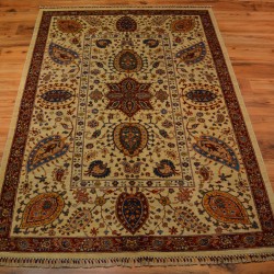 1730 - Contemporary Hallway Rug with Suzani Design