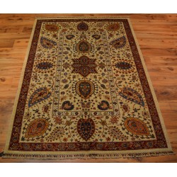 1730 - Contemporary Hallway Rug with Suzani Design