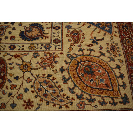 1730 - Contemporary Hallway Rug with Suzani Design