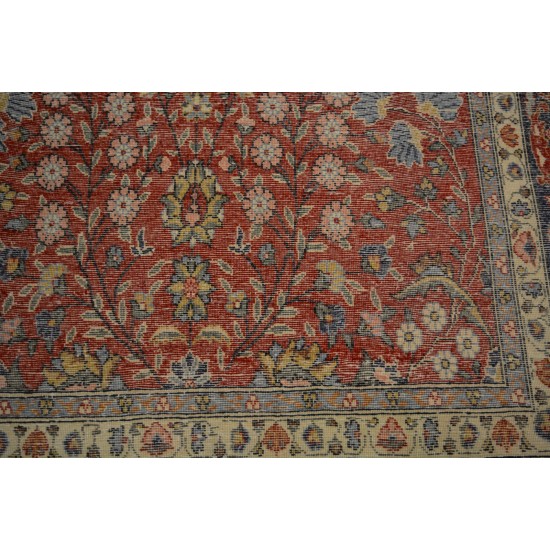 1703 - Hereke Carpet Seven mountain and flovers design