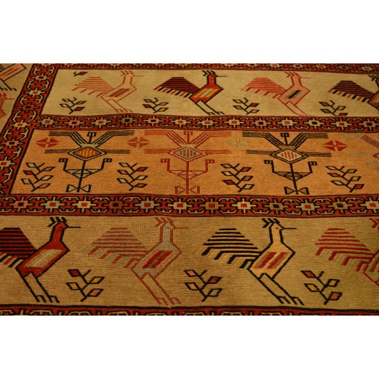 1622 - ShahSeven 'Animal Motif ' Sumak Kilim