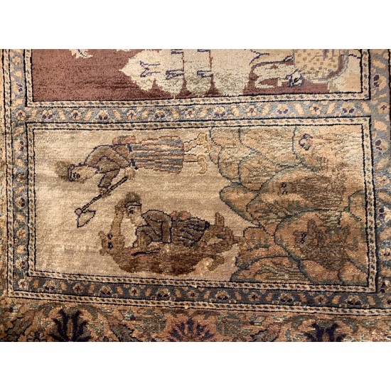 2559 - Soft Vintage Pastel Hallway Rug - Multiple Niche Kayseri