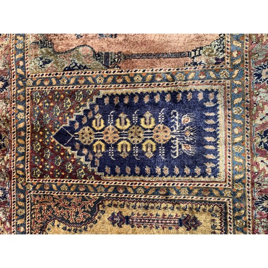 2561 - Soft Vintage Pastel Hallway Rug - Multiple Niche Kayseri