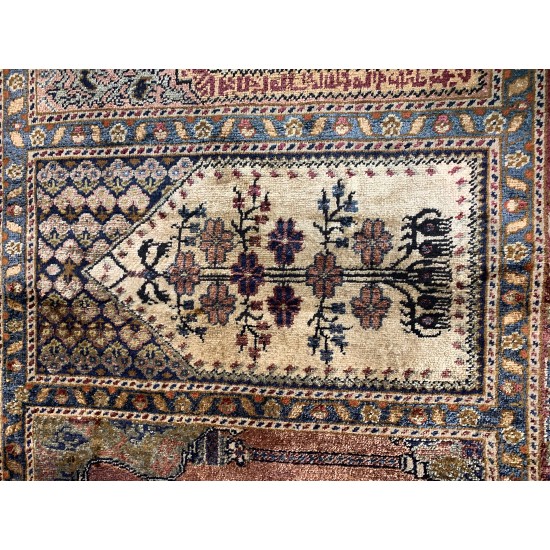 2561 - Soft Vintage Pastel Hallway Rug - Multiple Niche Kayseri