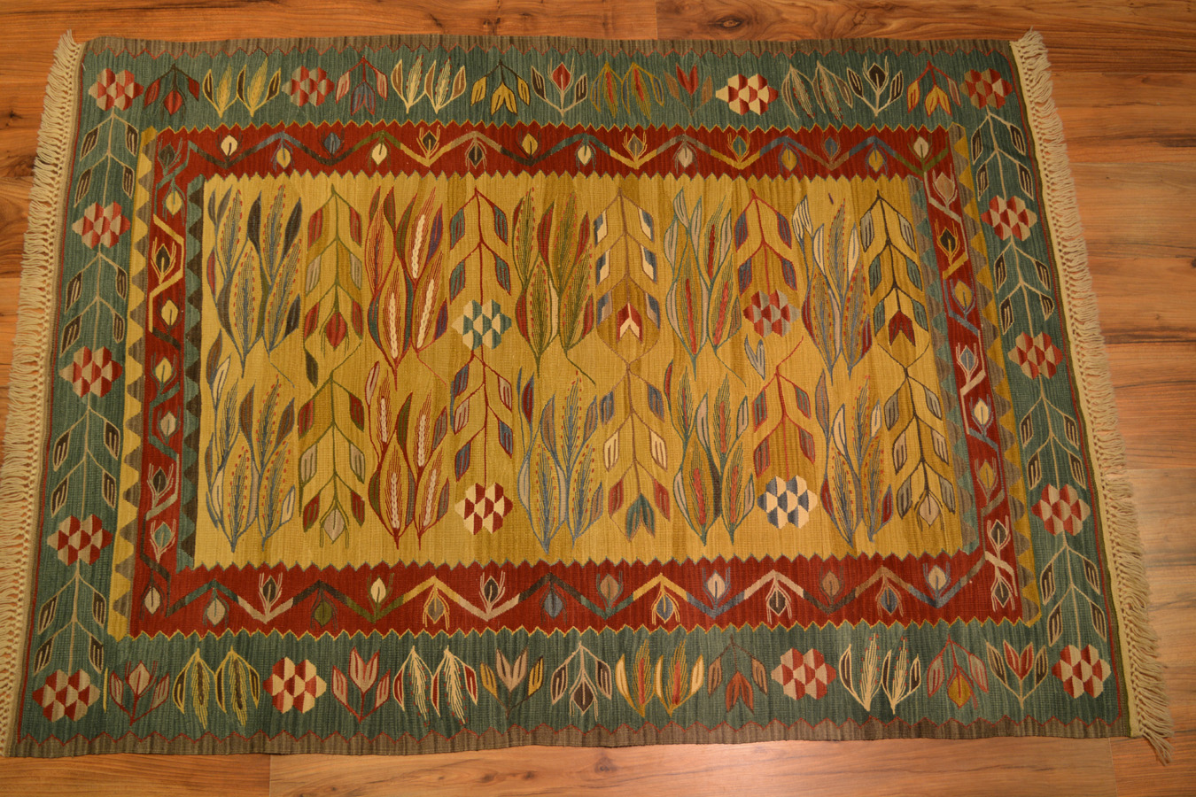 Small rug Bohemian rug 3.1 x 4.6 ft RA2024 Red cecim rug Kilim rug Handmade kilim rug Turkish kilim rug Bedroom rug Rustic decor